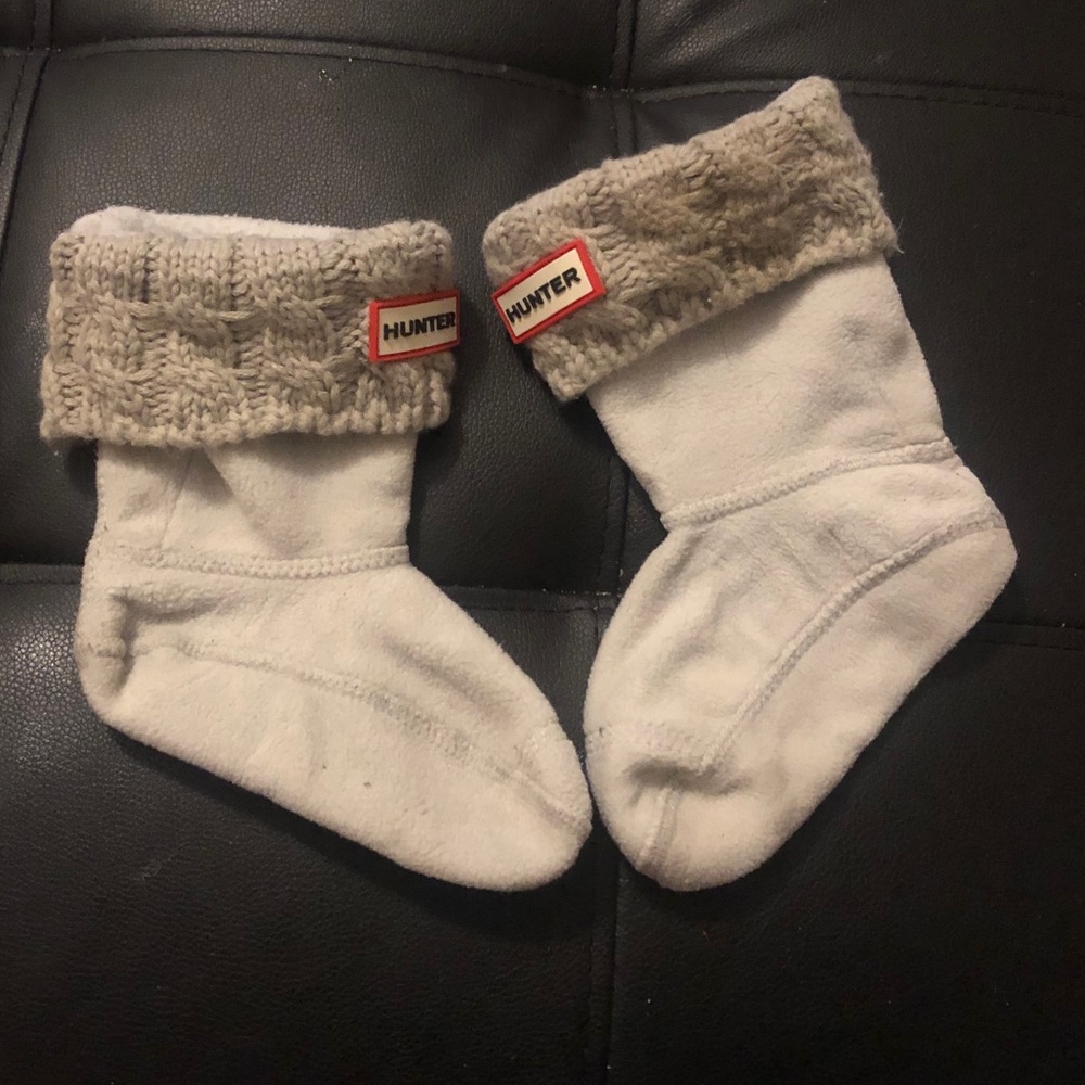 Gray Hunter Socks Kids size small (8-10)